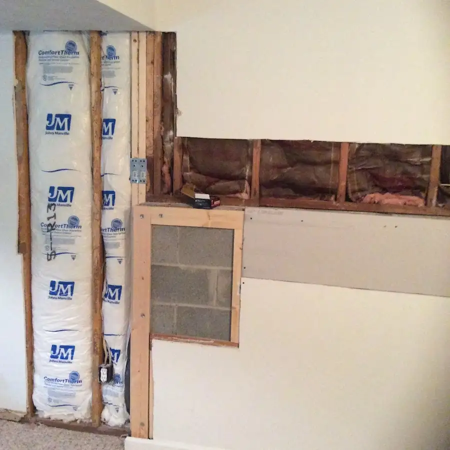 Wall insulation replacement during Odor Removal & Deodorization in Stone Ridge